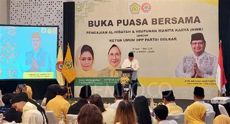 Pengajian Al Hidayah Dan HWK Resmi Dukung Airlangga Hartarto Jadi Ketum