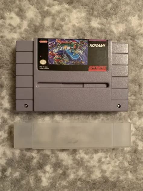 TMNT IV TURTLES In Time SNES Teenage Mutant Ninja Turtles Super