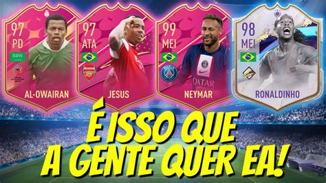 RONALDINHO 98 NEYMAR 99 E MAIS O TIME 3 DO FUTTIES CHEGOU E TÁ