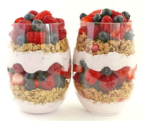 Berry Greek Yogurt Granola Parfait Valya S Taste Of Home