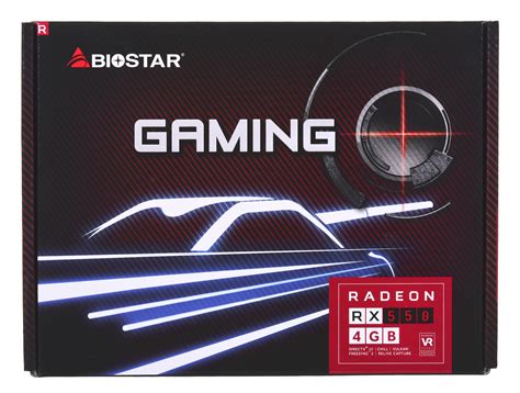 Biostar Radeon Rx 550 4gb Gddr5 Gaming Κάρτα Γραφικών Va5505rf41 Sbhra