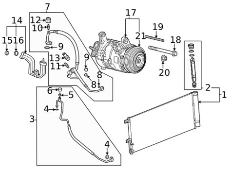 Condenser Compressor Lines For 2023 GMC Sierra 2500 HD