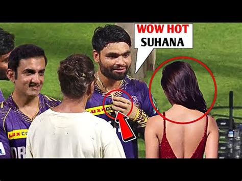 Rinku Singh Got Shocked After Seeing Suhana Khan Shahrukh Khan Kkr