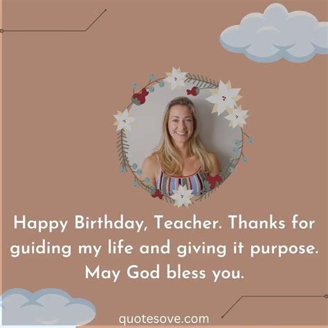 Best Birthday Quotes For Teacher Wishes Messages Quotesove