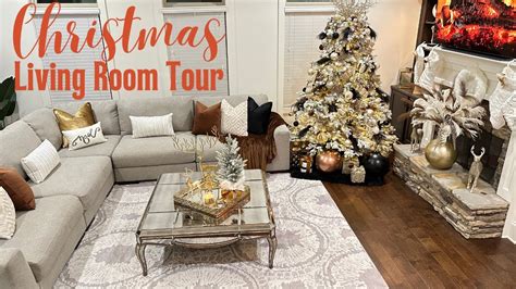 Christmas Living Room Tour How To Decorate For The Holidays Christmas Decorating Ideas Youtube