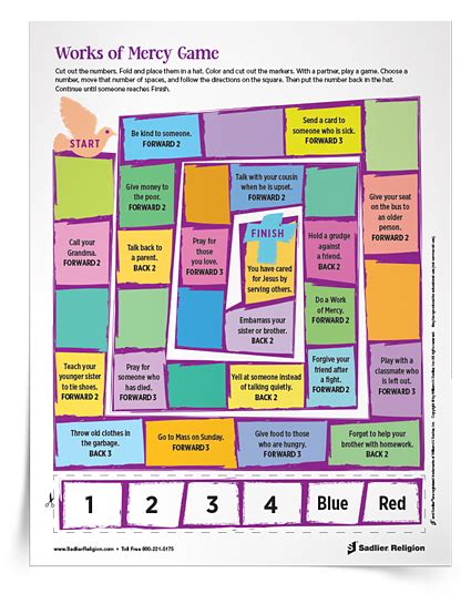 Class Activities Activity Games Mercy Game Corporal Works Of Mercy