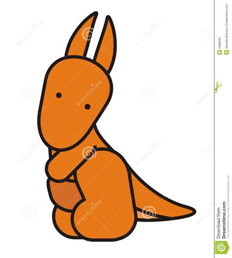 Baby Kangaroo Drawing at GetDrawings | Free download