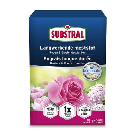 Engrais Substral Osmocote effet longue durée pour rosiers et plantes