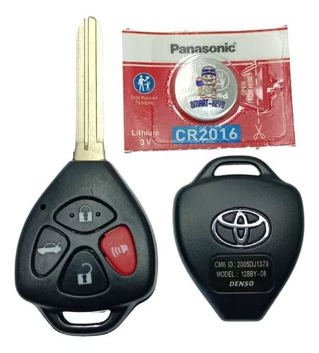 Carcasa Llave Para Camry Corolla 2007 2013 Avalon Pila Meses Sin