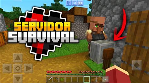 Nuevo Server Survival Para Minecraft Pe Server