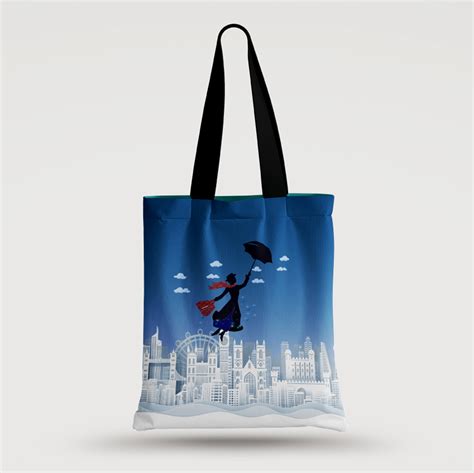 Mary Poppins Disney Bag Mary Poppins Tote Women's Bag With Straps ...