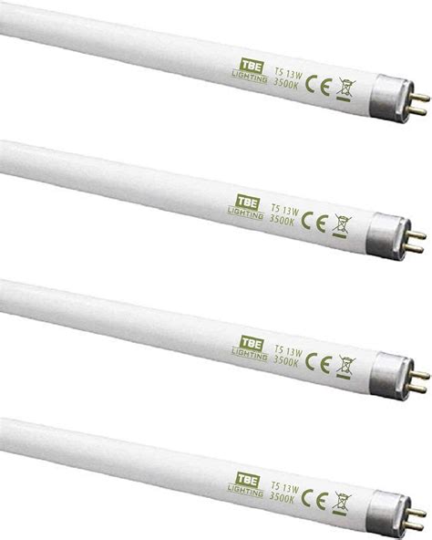TBE LIGHTING T5 13w Fluorescent Tube Lamps 517mm - CFL Bulbs - G5 2-Pin