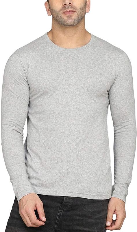 Grey Long Sleeve T Shirt For Men In Australia