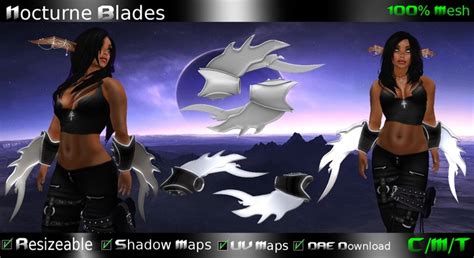 Second Life Marketplace - EVO - Nocturne Blades Boxed