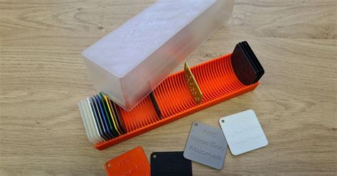 Filament Samples in storage BOX by Wilko_SLO | Download free STL model ...