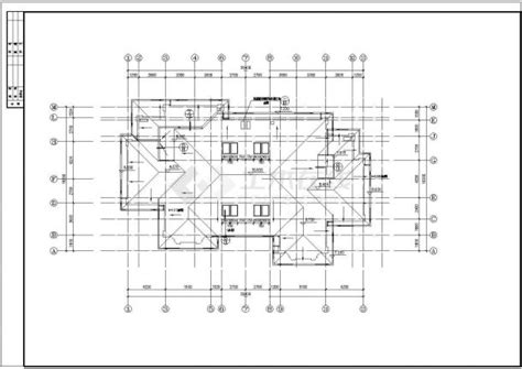 某地上二层框架结构联排别墅建筑设计方案居住建筑土木在线