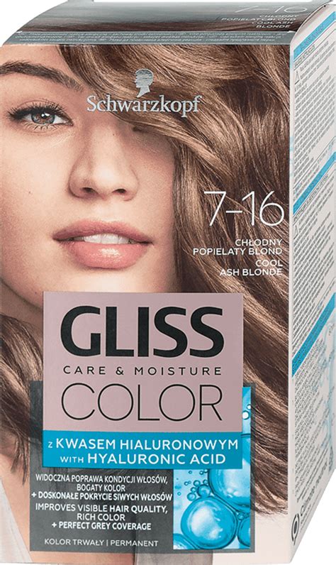 Schwarzkopf Gliss Color Боя за коса Nr 7 16 Студено пепелно рус 1 бр