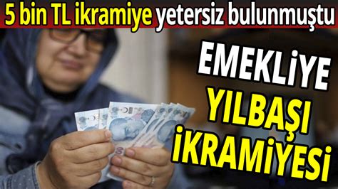 Tüm Emekliye Yılbaşı Ikramiyesi