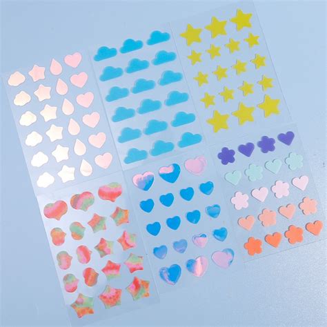 112pcs Colorful Star Acne Patch Mini Invisible Pimple Acne Removal