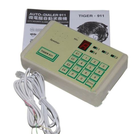 12vdc Ptsn Voice Alarm Auto Dailer Tiger 911 Ptsn Telephone Auto