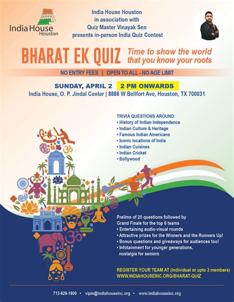 Bharat Ek Quiz - India House Houston