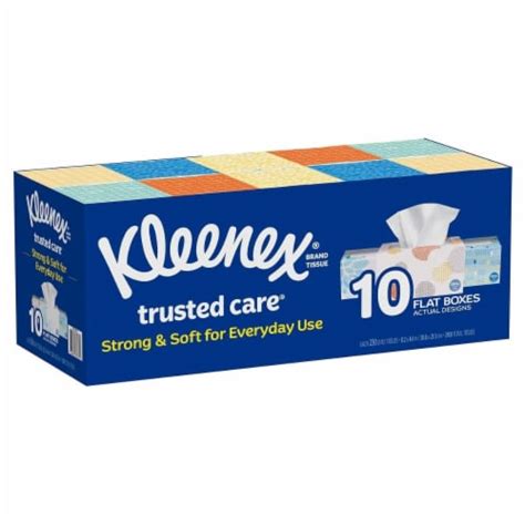 Kleenex Trusted Care Facial Tissue 2 Ply 230 Count 10 Pack 10 Pack