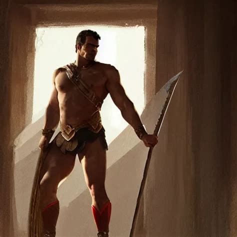 Henry Cavill Is A Roman Gladiator Gorgeous Amazing Stable Diffusion