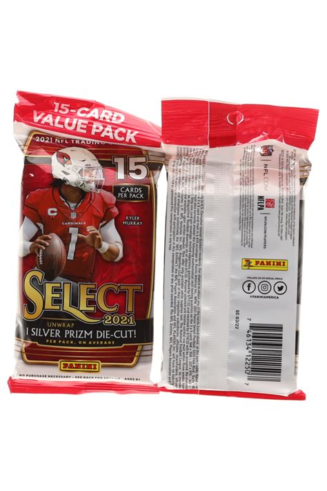 2021 Panini Select Football Jumbo Value Pack Retail Box With 12 Packs