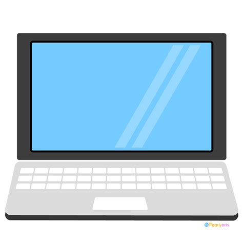 FREE Laptop Computer Clipart | Pearly Arts