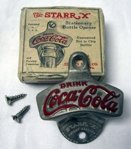 Coca Cola Stationary Bottle Opener Early In Box Antique Price Guide