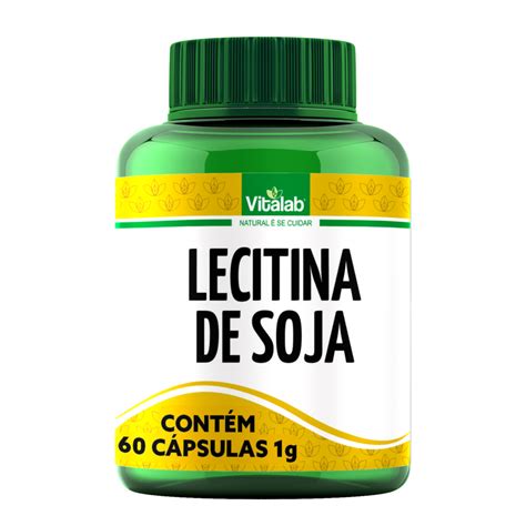 Lecitina De Soja Caps Vitalab Natural Se Cuidar