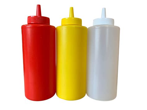 Ketchup And Mustard Bottle