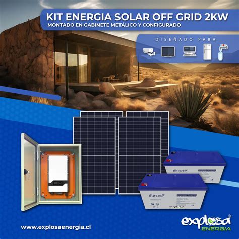 Kit Energía Solar 2kw Off Grid Explosa Energía