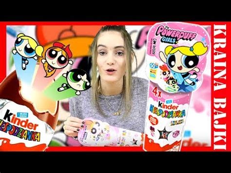 ATOMÓWKI Powerpuff Girls Otwieram KINDER NIESPODZIANKI 4 pak na 50