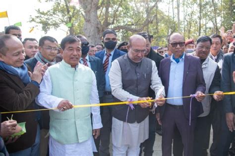 Manipur Cm Inaugurates Bridge Over Iril River At Nungoi Newsbharati