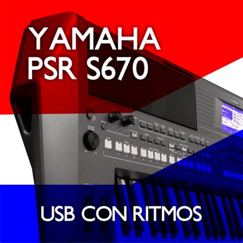 USB Con Ritmos Para El Yamaha S670 Adonai Musicc