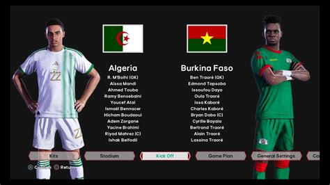 ALGERIA Vs BURKINA FASO CAF AFRICA CUP OF NATIONS 2023 2024 YouTube