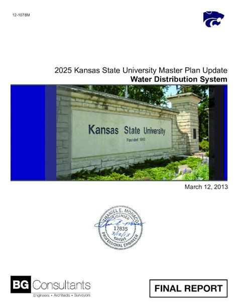 Pdf 2025 Kansas State University Master Plan Update Water · 2025 University Master Plan