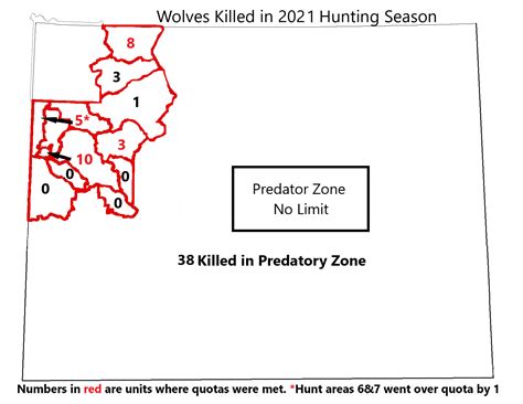 2021 Wolf Kill Map Wyoming Wildlife Advocates