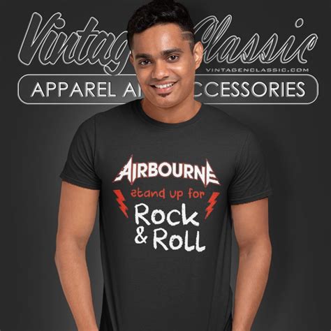 Airbourne Shirt Rock N Roll - Vintagenclassic Tee