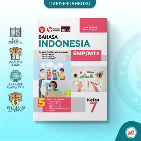 Jual Buku Bahasa Indonesia Smp Mts Kelas 7 Kurikulum Merdeka Buku Pelajaran Smp Shopee