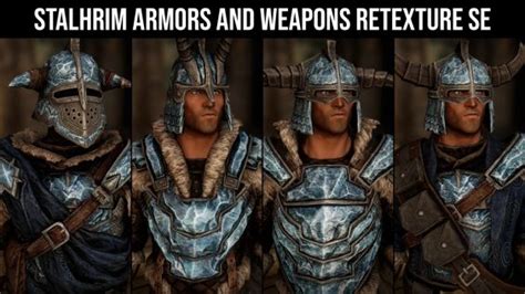 Stalhrim Armors And Weapons Retexture Se モデル・テクスチャ Skyrim Special