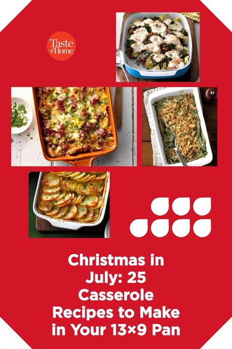 26 Christmas Casserole Recipes To Make In Your 13x9 Pan Casserole Recipes Recipes Yummy