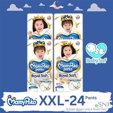 Jual Popok Mamypoko Royal Soft Pants Boy XXL24 Shopee Indonesia