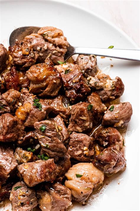 Air Fryer Garlic Butter Steak Bites Dr Davinah S Eats