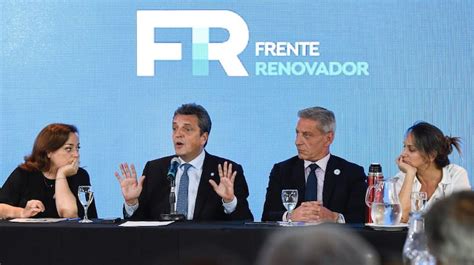 Cumbre del Frente Renovador Massa les planteará tres condiciones a sus