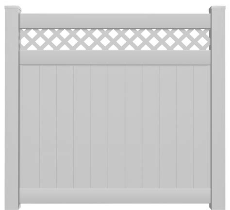 Buy Lattice Top Vinyl Tongue & Groove Privacy Fence Panel in South Florida