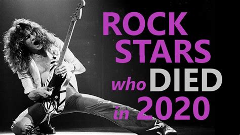 Rock Stars Who Died In 2020 ⭐ A Farewell Tribute To These 20 Music