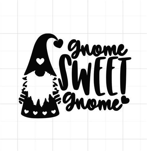 Gnome Sweet Gnome SVG Gnome SVG Gnome Sweet Gnome Gnome - Etsy