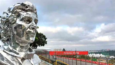 Busto De Ayrton Senna Inaugurado No Aut Dromo De Interlagos